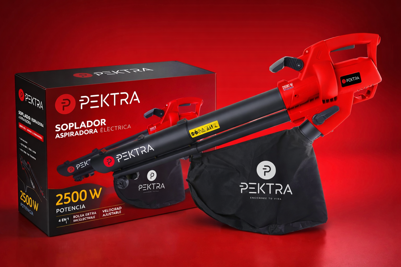 Sopladora Aspiradora Pektra PKEB2500